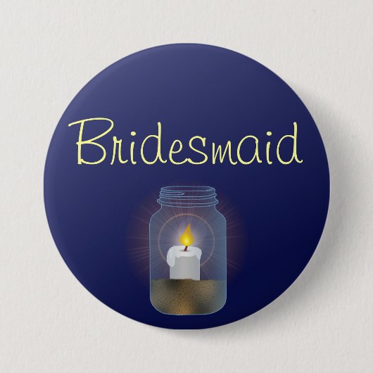 キャンドルメイスンジャボタン 缶バッジ (正面)