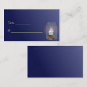 キャンドルメイソンジャース座席表名刺 プレイスカード (正面/裏面)