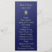 キャンドルメイソンジャース結婚式 プログラムカード プログラム (裏面)