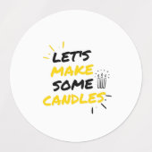 キャンドルメーカー ラベル (デザイン1)