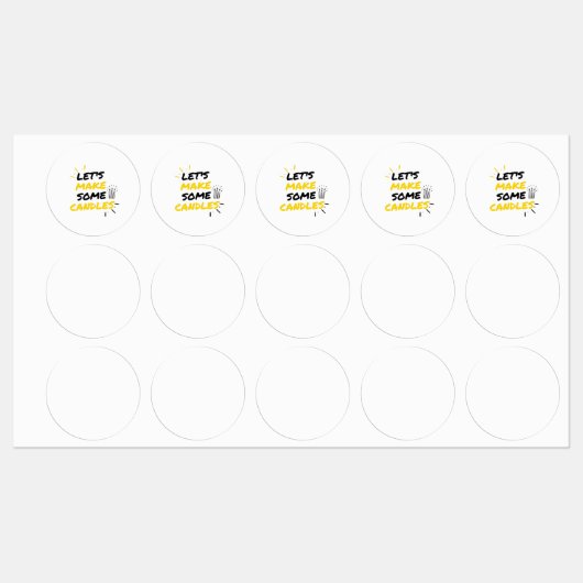 キャンドルメーカー ラベル (シート)