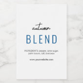 キャンドルモダンまたはポプリのラベル フードラベル (シングルラベル)