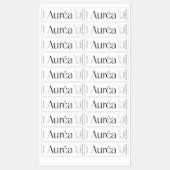 キャンドルモダンジャー薄い垂直ラベル ラベル (シート)