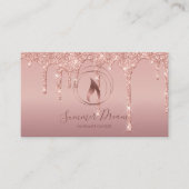 キャンドルモダンメーカーバラ金ゴールドシックろうそくメーカー 名刺 (正面)