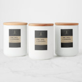 キャンドルモダンラベル フードラベル (ボトル)