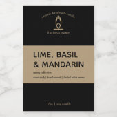 キャンドルモダンラベル フードラベル (シングルラベル)