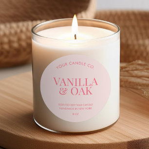 キャンドルモダンラベル ラウンドシール