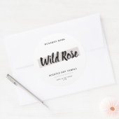 キャンドルモダン製品ラベルクラスステッカー ラウンドシール (封筒)