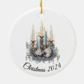 キャンドルライエレガントトデコール – カスタム セラミックオーナメント (裏面)