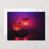 キャンドルライトお祝い ポストカード (正面/裏面)