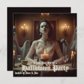 キャンドルライトでのゴシック様式のハロウィーンの晩餐会 (正面/裏面)