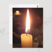 キャンドルライトのディナー ポストカード (正面/裏面)