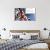 キャンドルライトの男女 キャンバスプリント (インサイチュ (寝室))