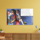 キャンドルライトの男女 キャンバスプリント (インサイチュ (リビング))