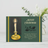 キャンドルライトクリスマスカード シーズンカード (スタンド正面)