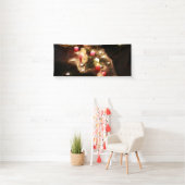 キャンドルライトグロウイベントバナー - カスタマイズ可能 横断幕 (インサイチュ)