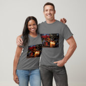 キャンドルライトグローアートティー Tシャツ (ユニセックス)