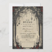 キャンドルライトゴシックナイトハロウィーン 招待状 (正面)