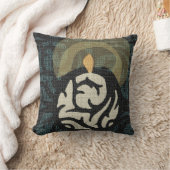 キャンドルライトスクロールタペストリー枕 クッション (ブランケット)
