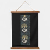 キャンドルライトスクロールタペストリー 吊り下げ型タペストリー (正面)