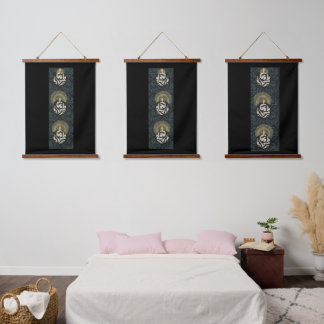 キャンドルライトスクロールタペストリー 吊り下げ型タペストリー