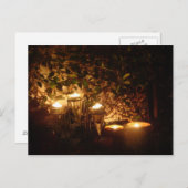 キャンドルライトパティオ ポストカード (正面/裏面)