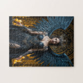 キャンドルライトホールのダークエンジェルクイーン ジグソーパズル (横)