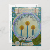 キャンドルライトムーンポストカード ポストカード (正面/裏面)