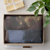 キャンドルライトユール(キリスト降誕祭)ログテーブルセンターピース切り離しCr 薄葉紙 (ギフト)