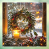 キャンドルライトリースウィンドウの固定 ウィンドウサイン (シート3)