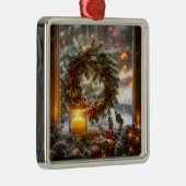 キャンドルライトリースオーナメント メタルオーナメント (右)