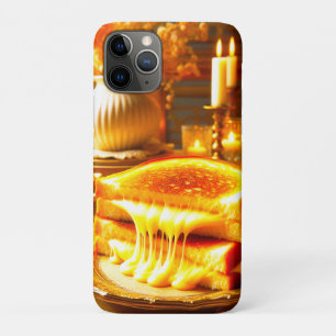 キャンドルライト心地よいミール:グリルチーズサンドイッチ iPhone 11 PROケース