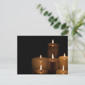 キャンドルライト ポストカード (スタンド正面)