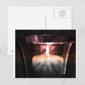 キャンドルライト ポストカード (正面/裏面)