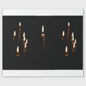 キャンドルライト ラッピングペーパー (フラット)