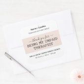 キャンドルラベルおもしろいのような匂い スクエアシール (封筒)