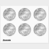 キャンドルラベルエレガント製品包装 ラウンドシール (シート)