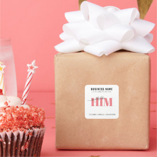 キャンドルラベルシール スクエアシール