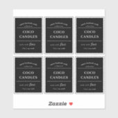 キャンドルラベルビニルデザイン シール (シート)