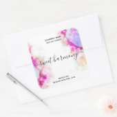 キャンドルラベル製品ラベルバラ金ゴールドラベル スクエアシール (封筒)