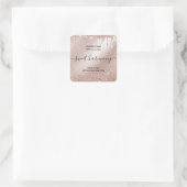 キャンドルラベル製品ラベルバラ金ゴールドjarラベル スクエアシール (バッグ)