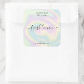 キャンドルラベル製品ラベルホログラフィックjarラベル スクエアシール (バッグ)