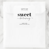 キャンドルラベル製品ラベルモダンミニマル スクエアシール (バッグ)