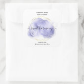 キャンドルラベル製品ラベルラベンダー瓶ラベル スクエアシール (バッグ)