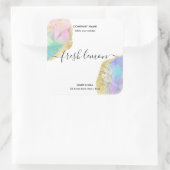 キャンドルラモダンベミニマルル虹色 スクエアシール (バッグ)