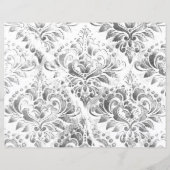 キャンドルヴィンテージパターンのスクラップブック紙 (裏面)