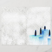 キャンドルヴィンテージパターンのスクラップブック紙 (正面)