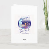 キャンドル付きお誕生日ケーキ – ハッピー17th誕生日 カード (裏面)