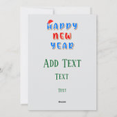 キャンドル付きのクリスマスリース シーズンカード (裏面)