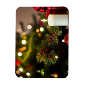 キャンドル付きクリスマスツリー マグネット (縦)